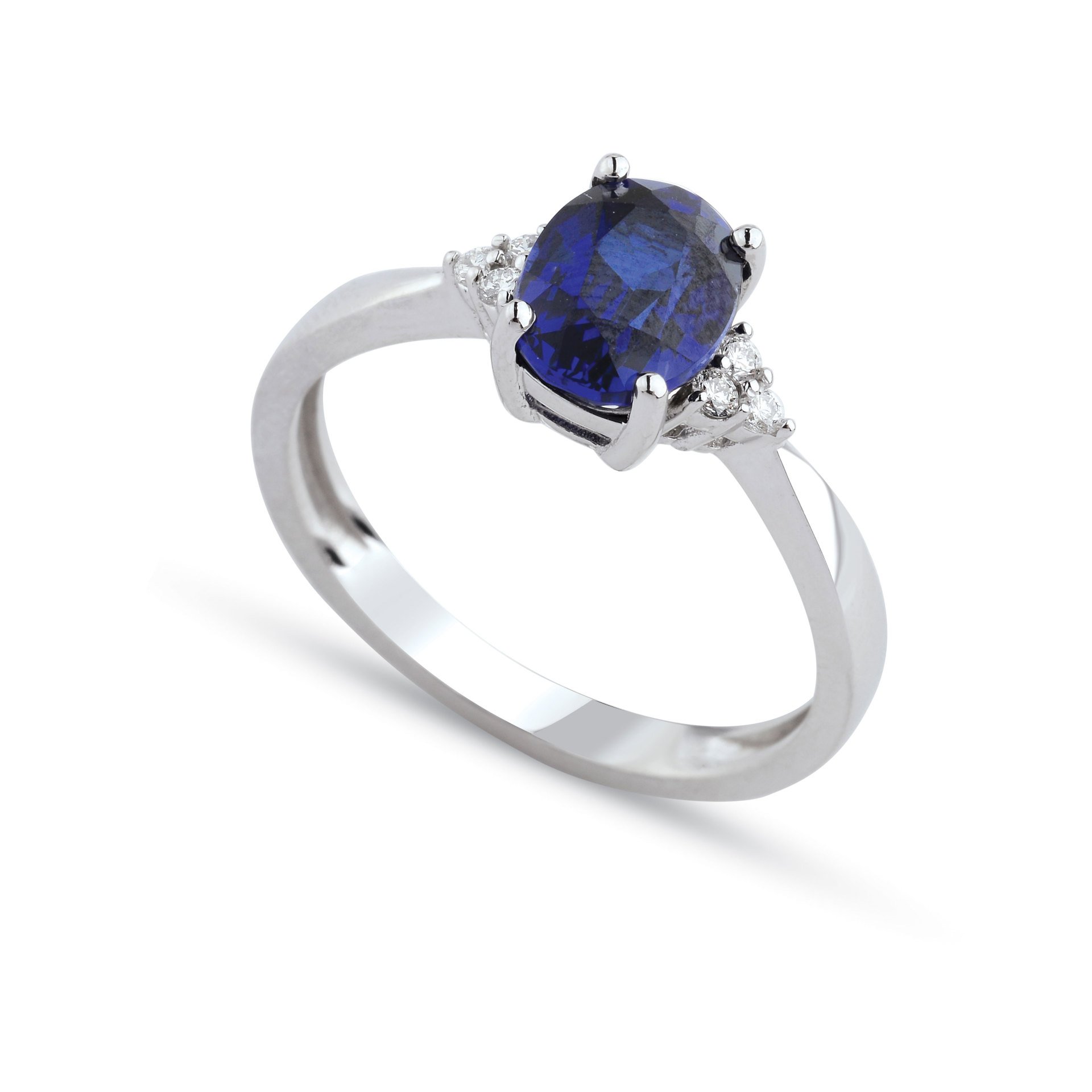 2,09 Karat Safir Pırlanta Yüzük