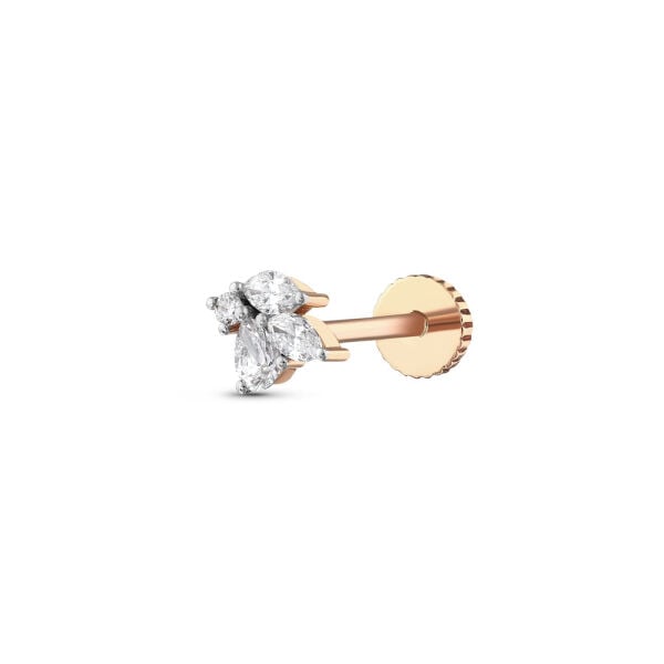 0,20 Karat Pırlanta Tragus Küpe - Piercing
