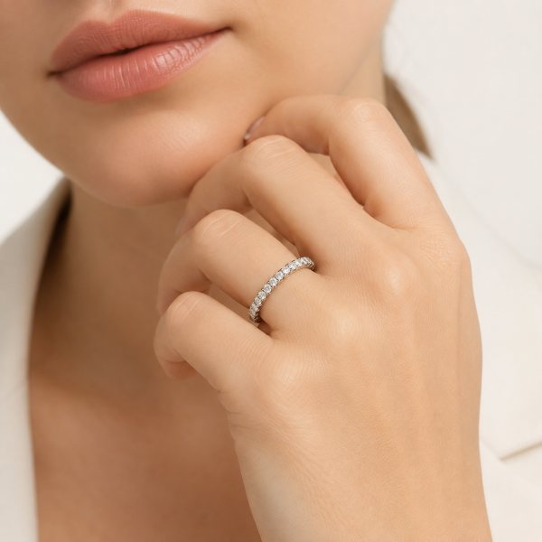 0.83 Karat G VS Tam Tur Pırlanta Yüzük