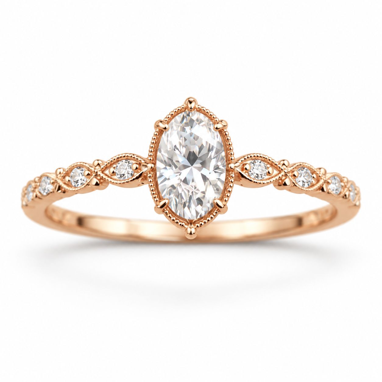 0.90 Karat Oval Pırlanta Tektaş Yüzük