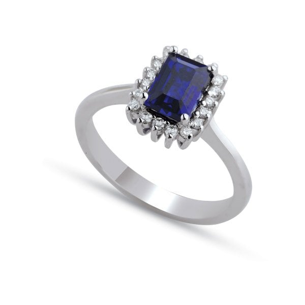 1,47 Karat Safir Pırlanta Yüzük