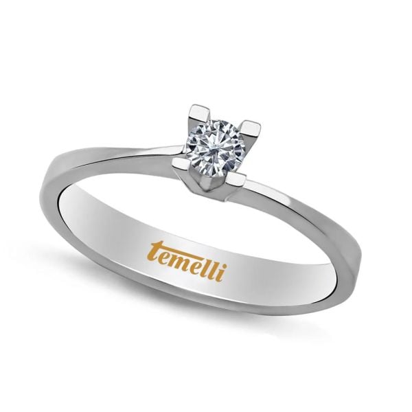 0.17 Karat Tektaş Pırlanta Yüzük