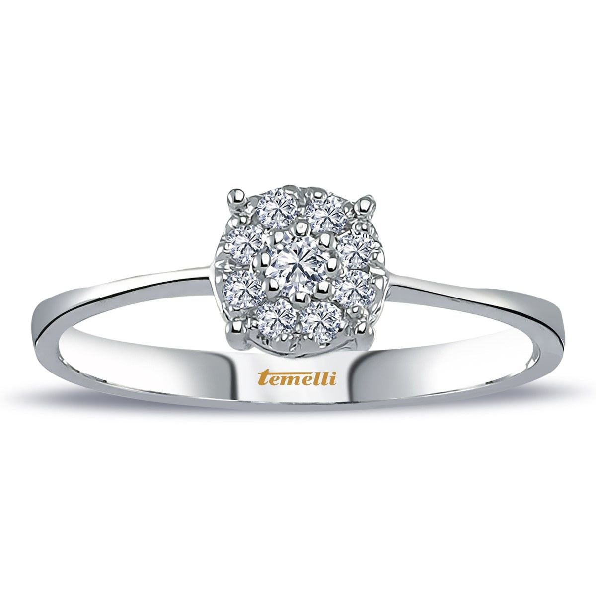 0.80 Karat G Renk VS 14 Ayar Altın Tektaş Pırlanta Yüzük