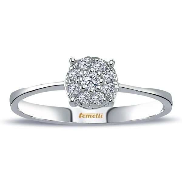 0.80 Karat G Renk VS 14 Ayar Altın Tektaş Pırlanta Yüzük