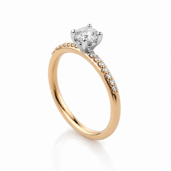 0.47 Karat G Renk VS Berraklık Tektaş Pırlanta Yüzük